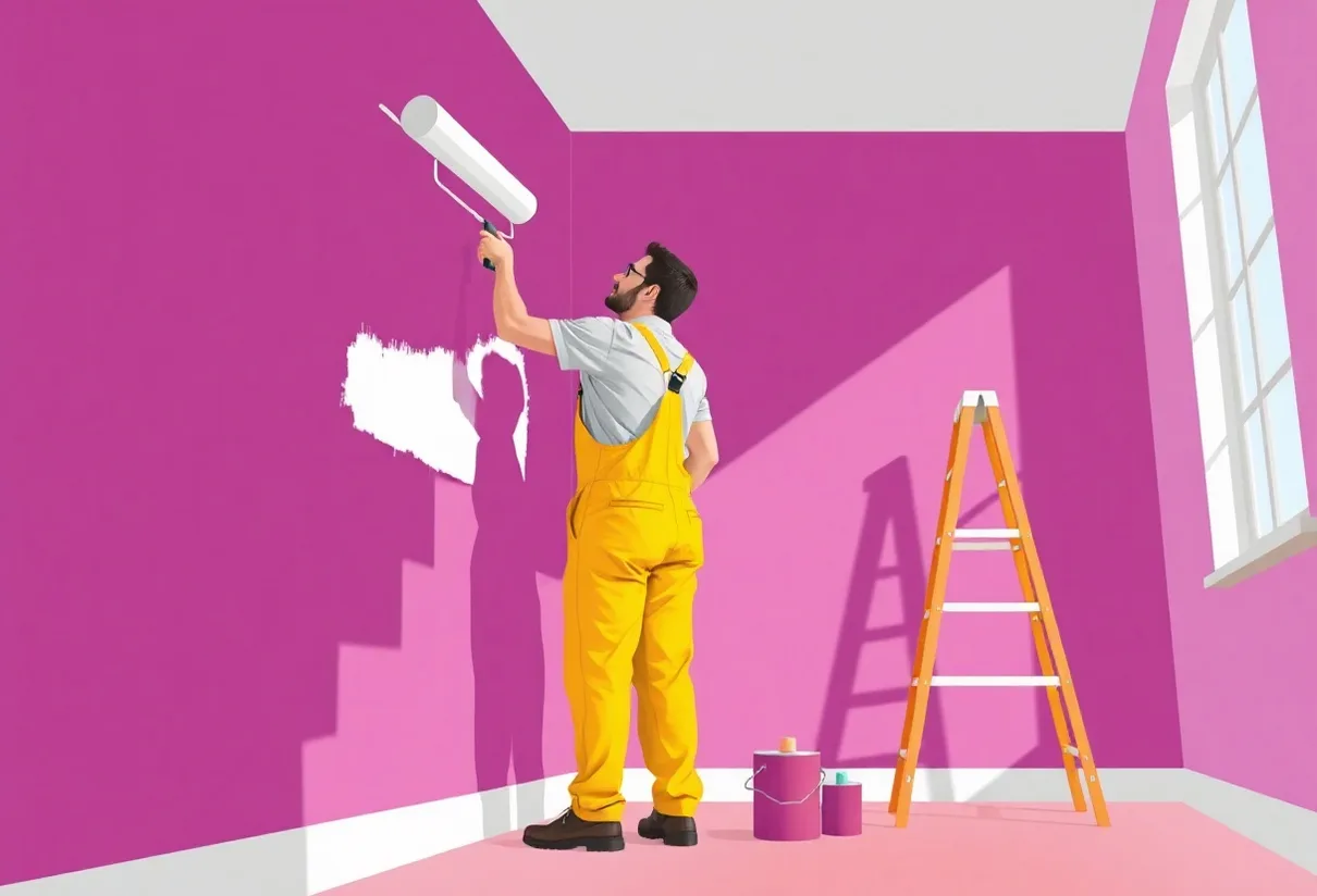 Peintre Le Plessis-Robinson 92350 en intervention sur un chantier